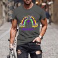 thumbnail image 3 of Camisetas de Manga Corta para Hombre Imprimir Deportes de Manga Corta Cuello Redondo Blusa Algodón Poliéster, Nueva Moda Casual Camiseta para Hombres, 3 of 5