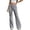 Light Gray, variant on Womens Pants Dark Brown Drawstring Waist Tassel Detail Flared Leg Soft Fabric Slim Fit Casual Daily Wear Coffee Dates Stylish Comfortable Pants