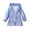 Blue, variant on Girls Metallic Shiny Jacket Toddler Girls Lightweight Zip Up Hoodie Waterproof Raincoat Spring and Autumn Long Sleeved Jackets