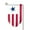 Fillet, variant on Flag Of Liberian Garden Flag Double Sided Flags with Vivid Color for Yard Lawn Garden Decor 12.5 x18 Inch Sharp Corner