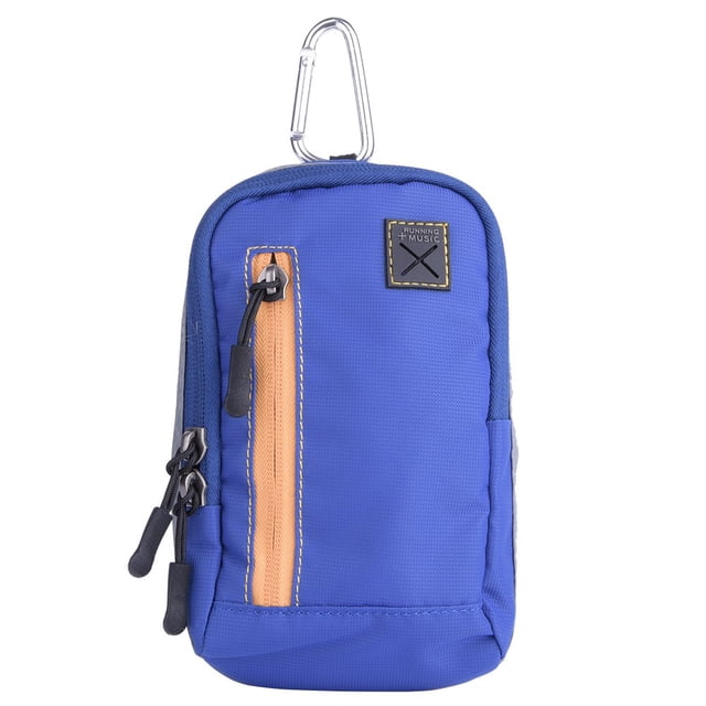 Deporte al aire libre Ejercicio para correr Brazo Muñeca Bolsa Brazalete Funda para teléfono Bolsa (Azul)