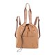 thumbnail image 2 of Mochila con cordón, mochila informal de día, bolsa deportiva con bolsillo frontal para Latinoamérica Caqui, 2 of 9