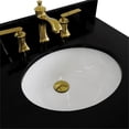 thumbnail image 6 of 61 in. Double Wooden Vanity Blue Black Galaxy Granite Oval Sink, 6 of 13