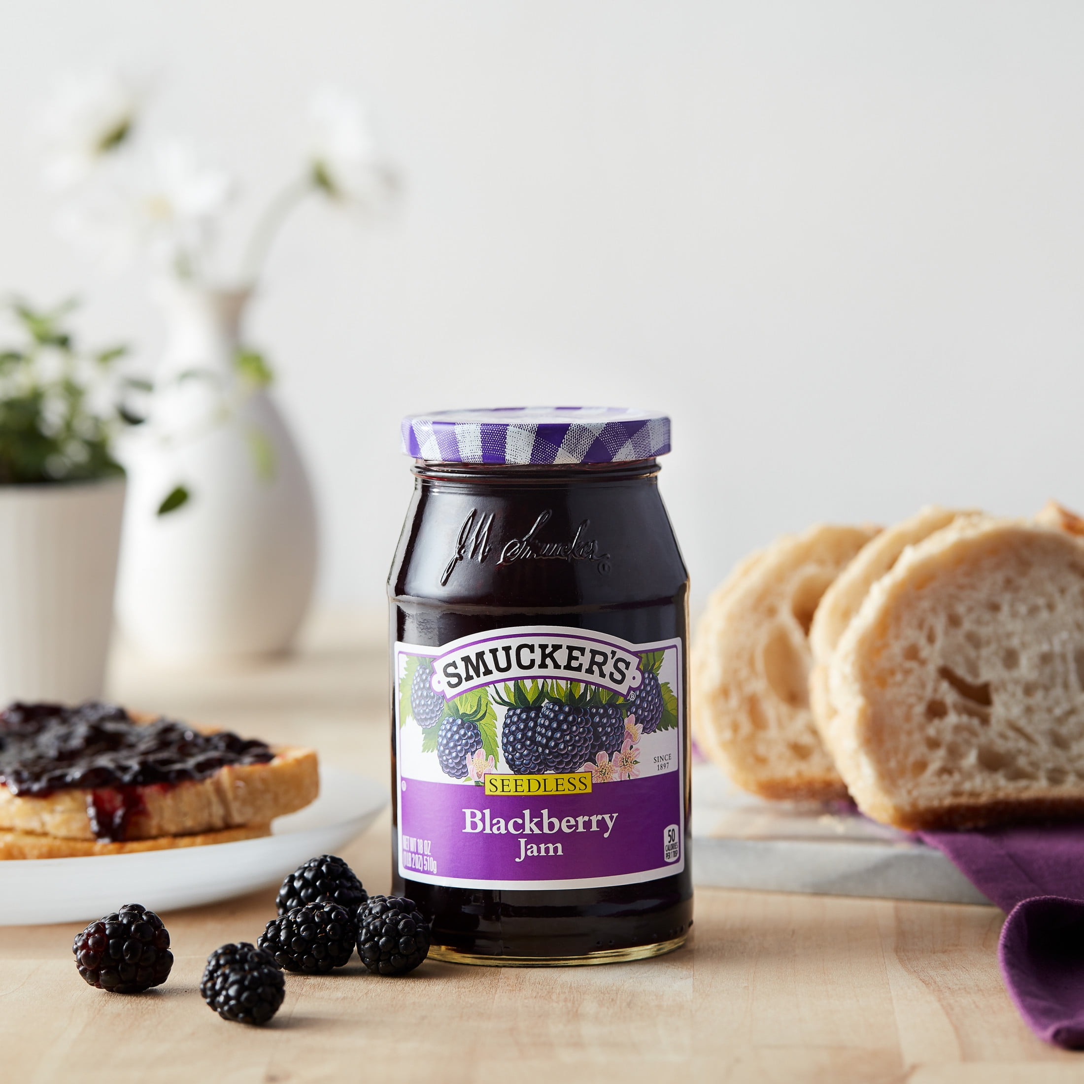 Blackberry JAM Lemongrass Blackberry Lemon Rosemary Jam – christineslittlefarm