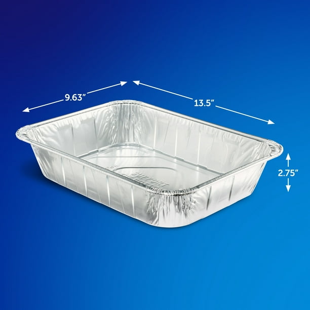 EZ Foil Giant Disposable Lasagna Pan, 13 x 9 Inch, 2 Count
