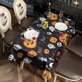 thumbnail image 2 of Classic Halloween Icons Pattern Rectangle Tablecloth 60"x120",Waterproof Polyester Rectangle Table Cloth, Wipeable Spillproof Polyester Tablecloth for Dining, Camping, Indoor and Outdoor, 2 of 6