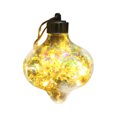 thumbnail image 2 of Navidad LED Bola de Navidad transparente Árbol de Navidad Colgante que brilla intensamente Wmkox8yii  fhajkh2087, 2 of 3