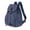 Blue, variant on Laptop Backpack Drawstring Rucksack Canvas Fashion Casual Travel Bag Outdoor Daypacks Women Men