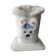 thumbnail image 2 of Soporte para gafas con forro suave, bonito soporte para gafas de sol de mesa, soporte para gafas Cachorro blanco con sombrero, 2 of 8