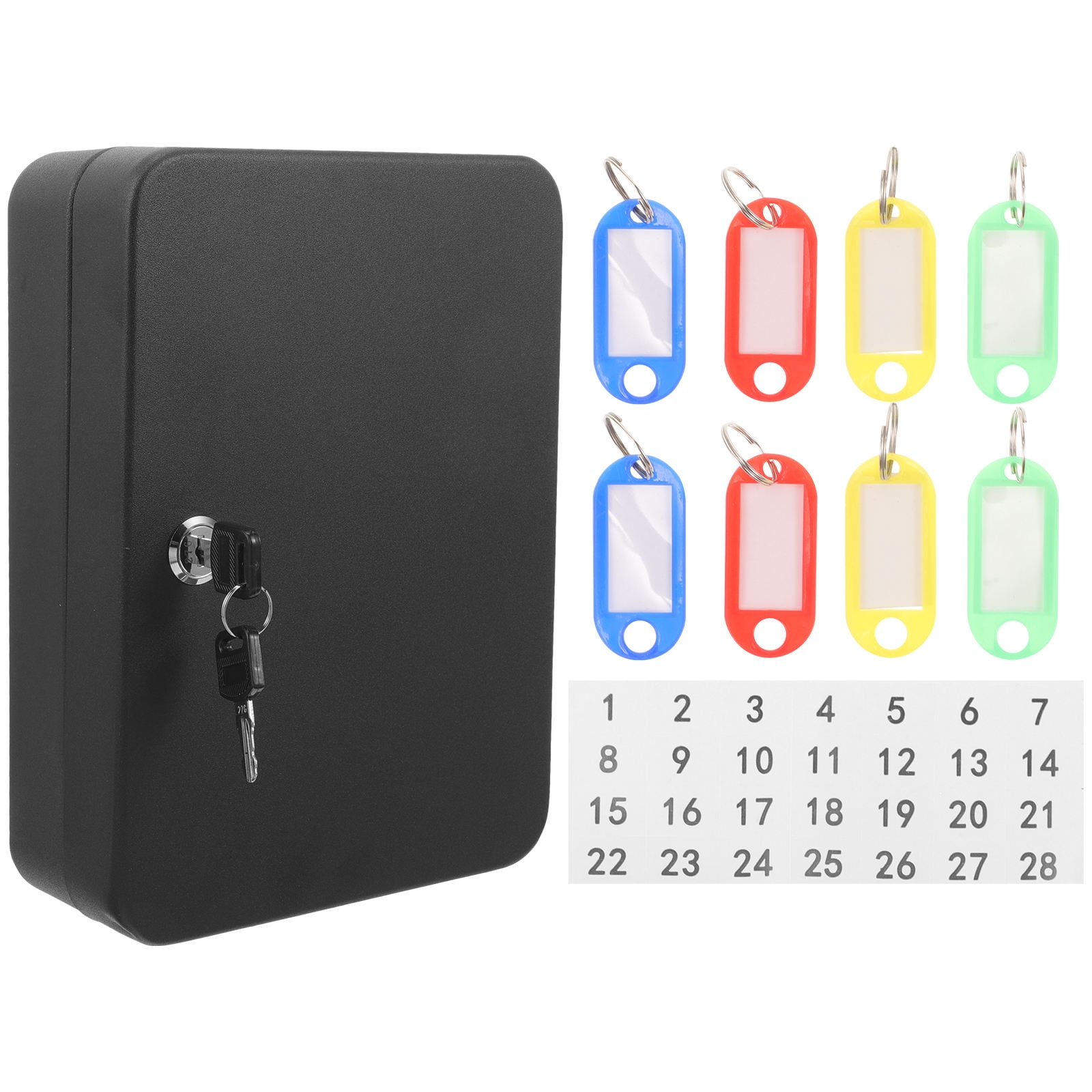 MLINS 1 Set of Wall Storage Key Management Box Key Security Cabinet Wall-mounted Keys Lock Box