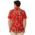 thumbnail image 2 of Beautiful Giant Mens Hawaiian Shirts Quick Dry Short Sleeve Casual Tropical Button Down, 2 of 6