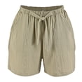 thumbnail image 1 of Short George para Dama, con Bolsas Laterales Beige G, 1 of 4