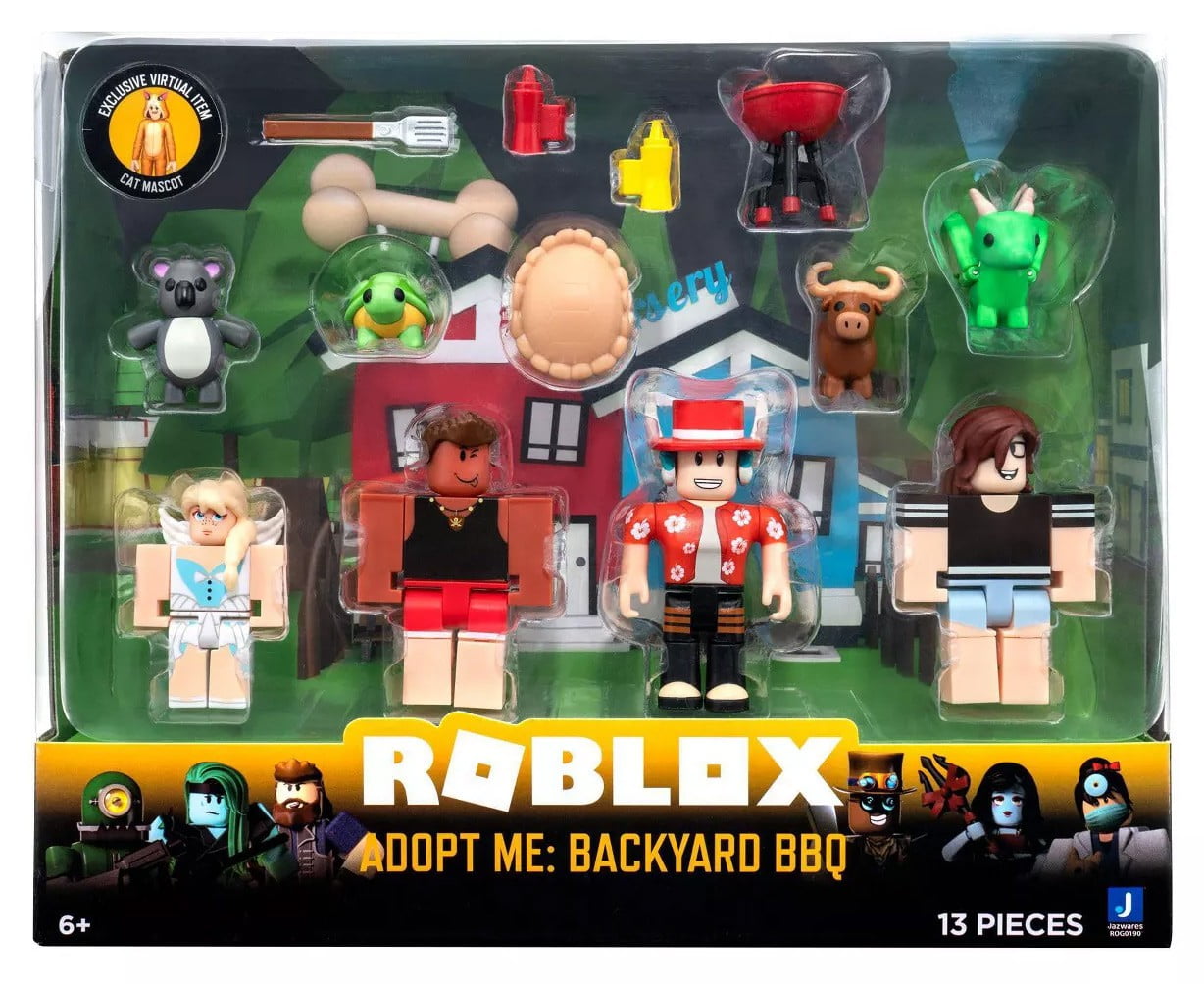 Roblox Adopt Me Backyard Bbq Action Figure 4 Pack Walmart Com Walmart Com - roblox images adopt me