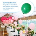 thumbnail image 3 of Injueey 1 Set Party Balloons Round Party Creative Birthday Adornments Wedding Supply Decorations for Household Hotel Opening Celebration Kits de decoración para fiestas Verde oscuro, 3 of 6