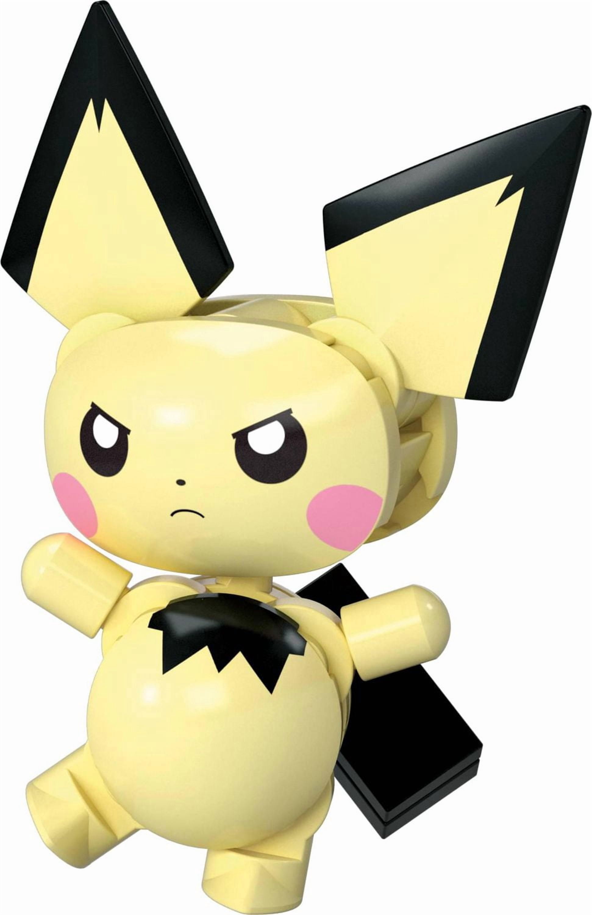 MEGA Pokémon Figurine articulée Pichu, Pokéball (24 pièces)