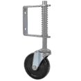 thumbnail image 3 of Roue de Portail en Caoutchouc 4 Pouces Ressort Pivotant Capacité de Charge 220lbs Haute Qualité, 3 of 5