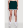 thumbnail image 3 of Womens Daisy High Waisted Varsity Stripe Pleated Skirt, 3 of 5