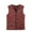 #0277-Red, variant on Pounoo Womens Floral Print Quilted Vest Open Front Ethnic Print Waistcoat Puffer Cropped Lightweight Vest Loose Fit Sleeveless Cardigan Gift