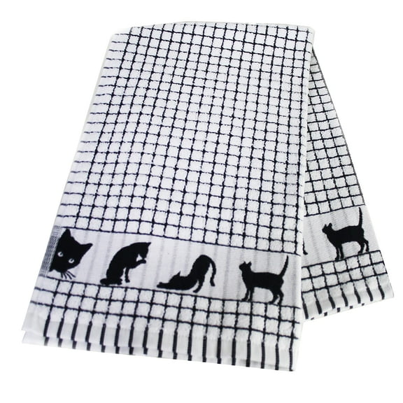 Samuel Lamont Poli-dri Jacquard Tea Towel Cat
