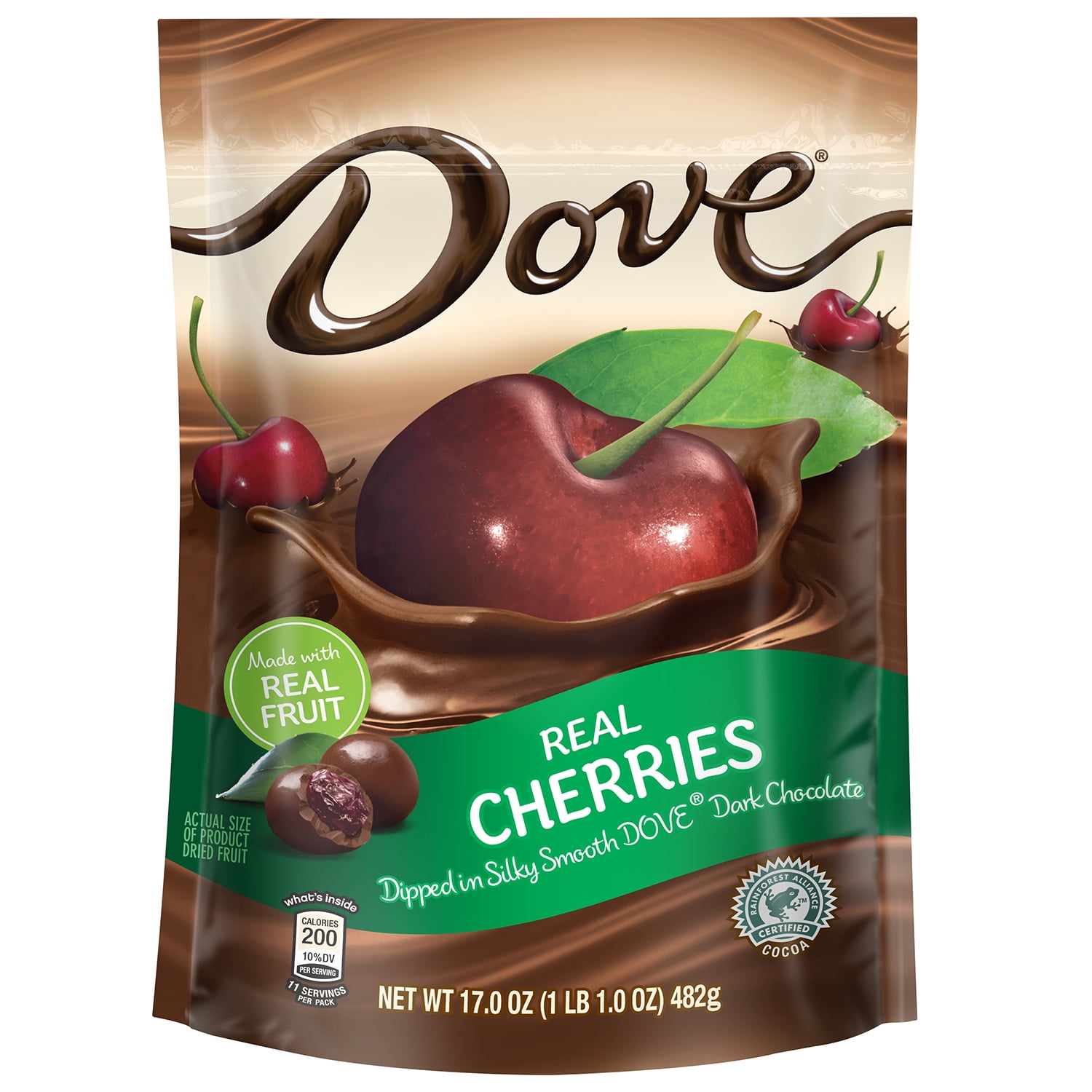Dove Real Cherries Dark Chocolate, 17.0 OZ by MARS, INC.