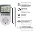 thumbnail image 3 of Regulador de temperatura Ketotek de 230 V con sensor, termostato digital con temporizador, termostato, interruptor de temporización para invernaderos, acuarios H, 3 of 5