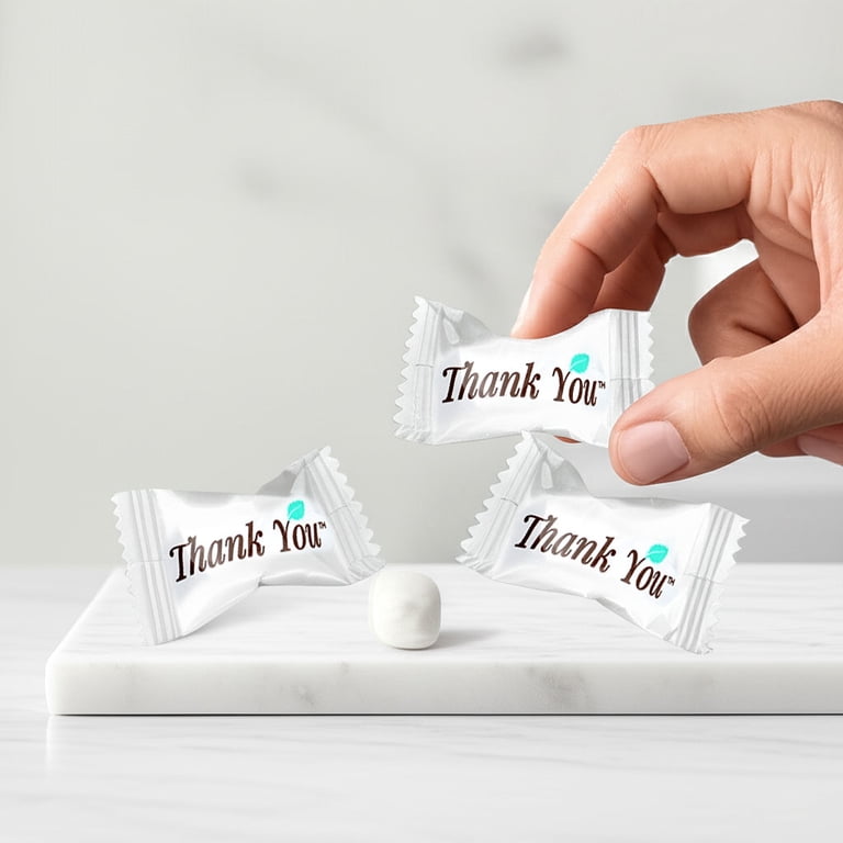 The Hampton Candy Thank You Candy Buttermints, 1 Pound Bulk Bag