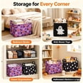 thumbnail image 4 of Halloween Basket, Halloween Boo Basket, Collapsible Storage Basket, Holiday Spooky Series, Waterproof Polyester Canvas, Bedroom Nursery Home Decor, 1 Pack, 4 of 8