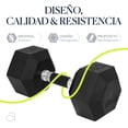 thumbnail image 3 of Set De Mancuernas Eleva  ELEVA-2MH Hexagonal 40 Lb Con 2 Pz, 3 of 8