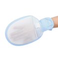 thumbnail image 3 of Guante de control de restricción transpirable multifunción Protector contra rasguños para pacientes mayores Azul y blanco, 3 of 8