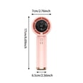 thumbnail image 2 of HAHUT Portable Mini Handheld Fan for Women Men, Adjustable Cooling Blower Rechargeable Desk Cold Fans for Travel Summer Vacation Beach (Pink), 2 of 6