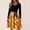Yellow #035, variant on Women's Halloween Dress Candy Bat Long Sleeve 1950s Hepburn Casual Tea Length Dress Crew Neck Cocktail Retro Vintage Dress with Belt 5XL