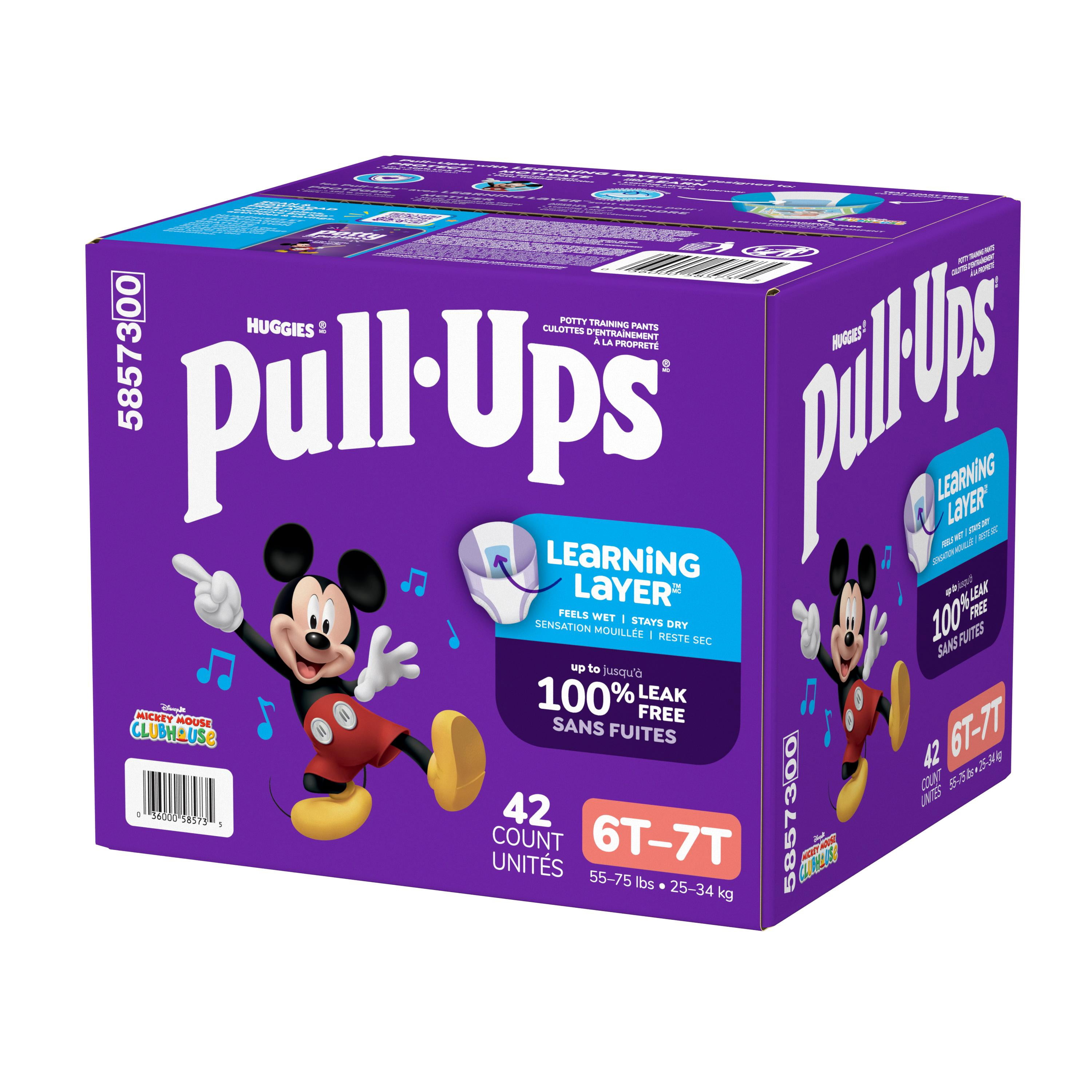 Pull-Ups Boys' Potty Training Pants, 6T-7T (55-75 lbs), Giga pack, 42 Count