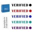thumbnail image 7 of Printtoo Verified Self Inking Rubber Stamp Pre-Inked Office Stamp- Home Office Business Stationery, Purple- 42 x 9 mm, 7 of 7