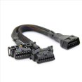 thumbnail image 2 of 2X 2 IN 1 OBD2 Extension Cable OBDII Male to 2 Female Splitter Car Computer Connection Conversion Plug Socket 30CM,2 x OBD2 Extension Cable,Black, 2 of 5