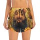 thumbnail image 2 of Balery Cute Sunflower Guinea Pig Pantalones cortos deportivos para mujer con forro y dos bolsillos, elásticos, para entrenamiento, gimnasio, yoga-X-Large, 2 of 7
