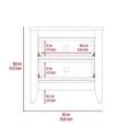 thumbnail image 4 of Atlin Designs Engineered Wood Nightstand For Bedroom in White Finish, 4 of 7