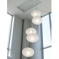 thumbnail image 3 of 1JT-4913GL-BR-Besa Lighting-Pape 12-One Light Cord Pendant with Flat Canopy-11.75 Inches Wide by 7.5 Inches High-Bronze Finish-Glitter Glass, 3 of 4