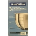Tramontina 14piece Stainless Steel Mixing Bowl Set with Lids