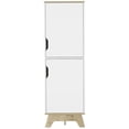 thumbnail image 3 of Four - Shelf Two - Door Kitchen Wallas, White Finish / Ideal for Kitchen Organization, 3 of 3