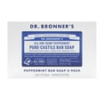 thumbnail image 4 of Dr Bronner's Pure Castille Peppermint Bar Soap, 6-pack, 4 of 5
