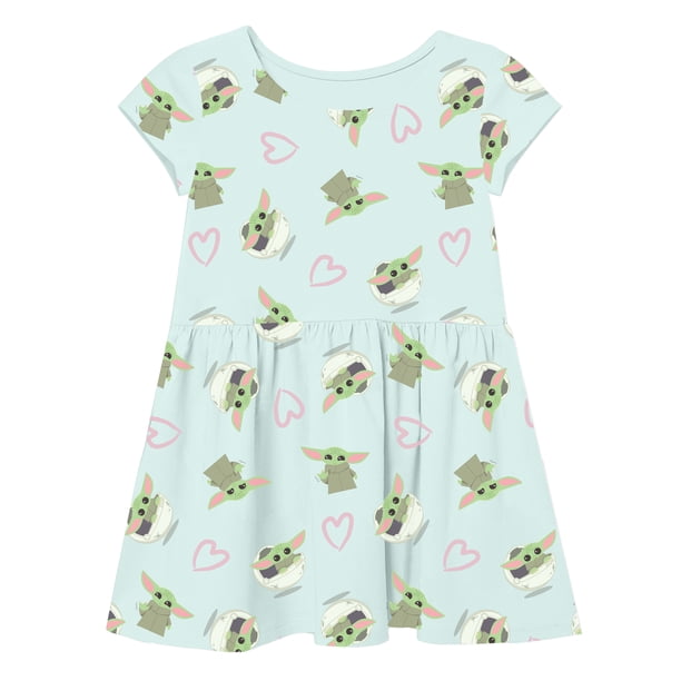 Star Wars The Mandalorian Baby Yoda Dress (Toddler Girls & Little Girls)