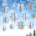 thumbnail image 6 of 12/6pcs Winter Christmas Snowflake Decorations, 3D Snowflakes Hanging Decorations for Christmas Garland Winter Holiday Home Birthday Party Decor, 6 of 9