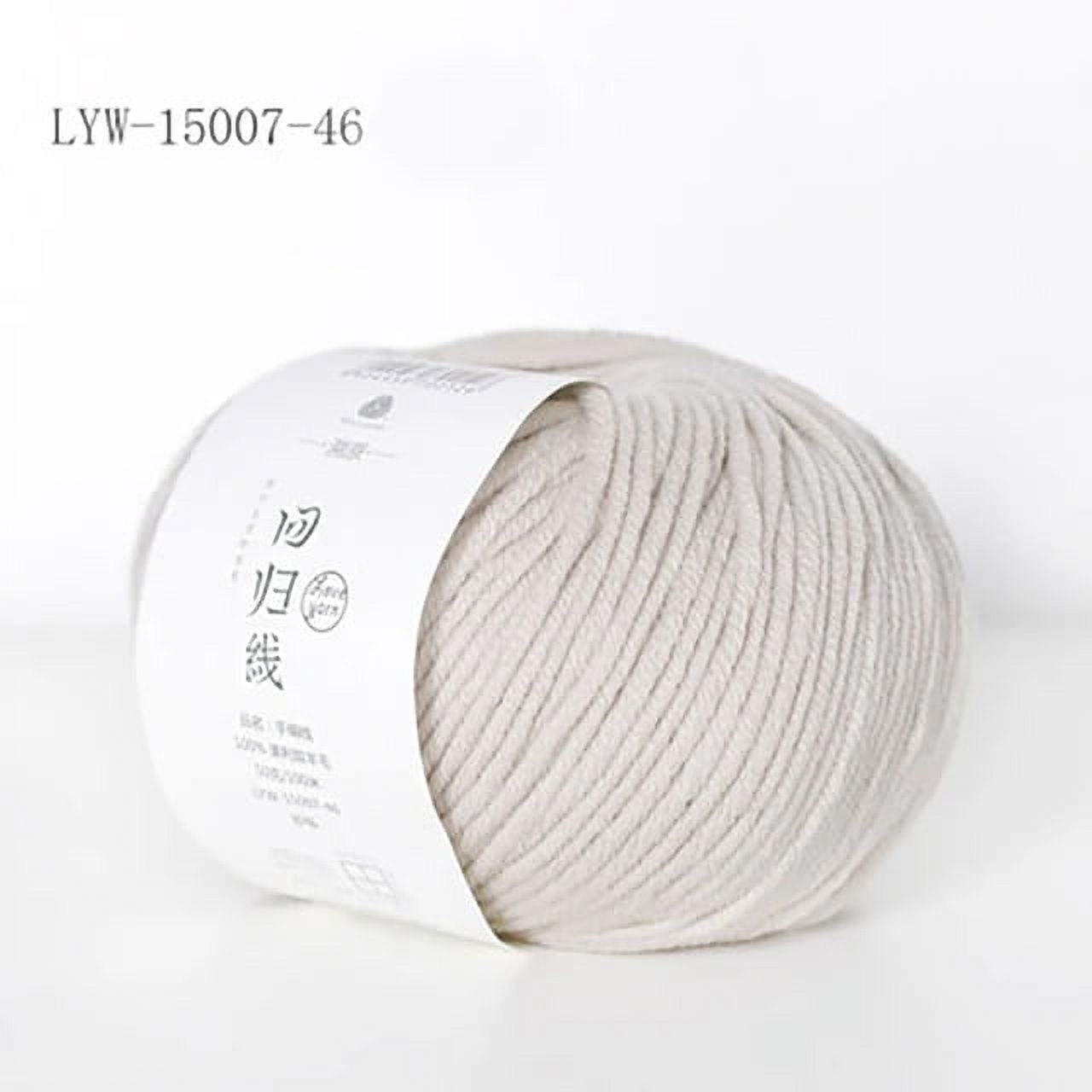 Fil de Laine Pure Doux Moyen Épais 50g/pelote 100 Laine Mérinos - Main Image