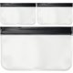 thumbnail image 1 of Bolsas de maquillaje transparentes de 3 piezas bolsas de maquillaje de cosméticos de viaje, 1 of 5