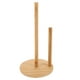thumbnail image 3 of Soporte para rollos de papel con base de madera, organizador vertical para rollos de papel de cocina., 3 of 7