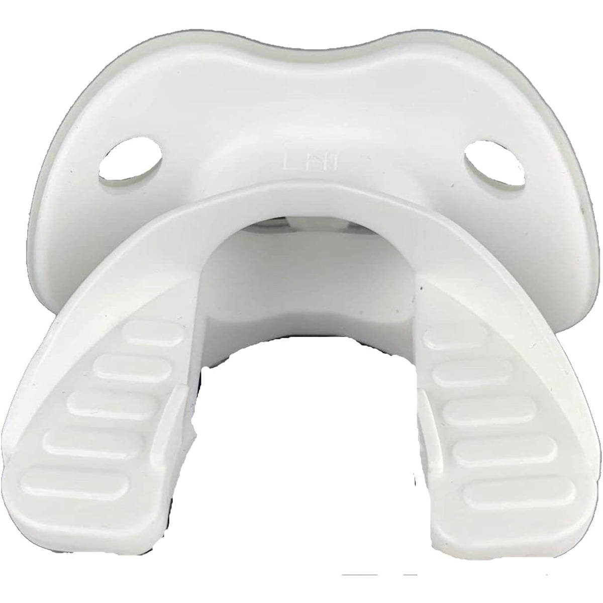 Battle Sports Binky Oxygen Chrome Lip Protector Mouthguard - White Camouflage