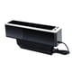 thumbnail image 2 of Relleno universal para huecos de asiento de coche con doble puerto USB, cojín de PVC apto para teléfonos y llaves. Izquierda Plata, 2 of 9