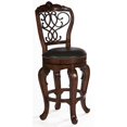 thumbnail image 2 of Hillsdale Burrell Swivel Stool, Barstool, Brown Cherry, 2 of 5
