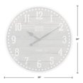 thumbnail image 4 of FirsTime & Co. 20" Arlo Gray Wall Clock, Light, 4 of 4