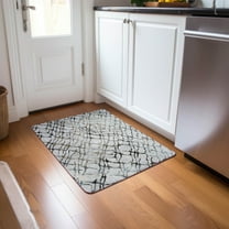 Addison Rugs Chantille Indoor/Outdoor Transitional Organic Silver Washable Rectangle Rug, 1'8" x 2'6"